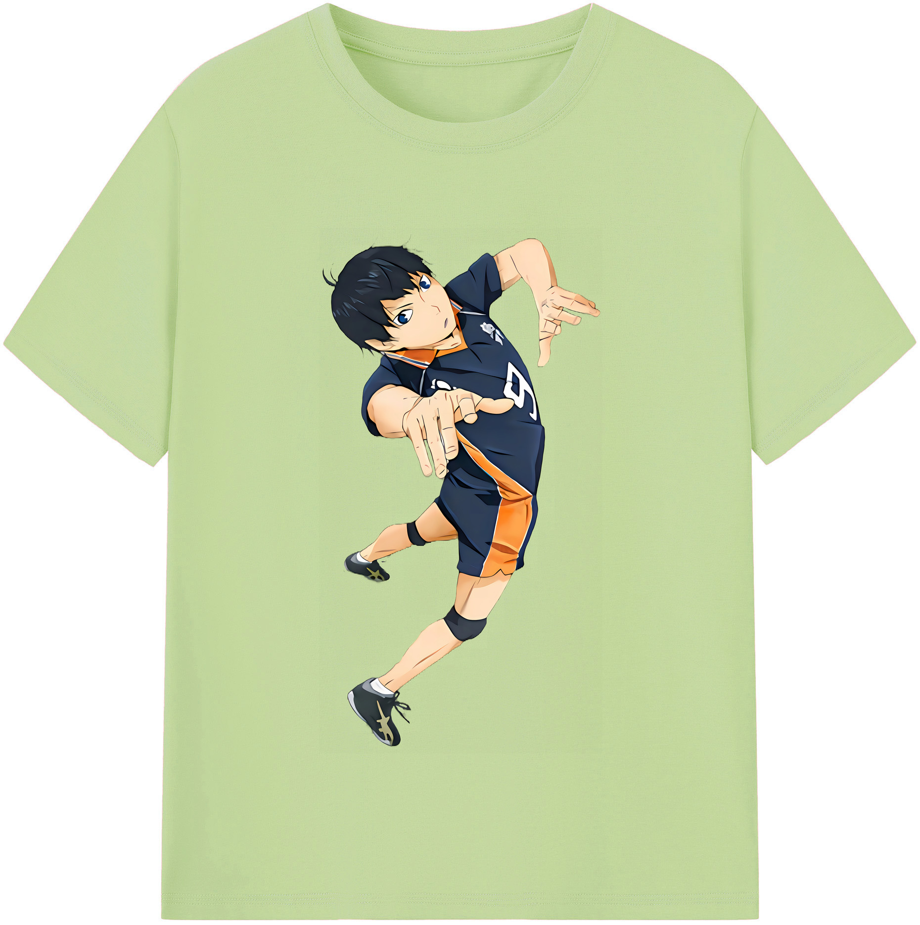 （画像用） ハイキュー!! Haikyu!! 綿100％半袖Tシャツ（フロントプリント）